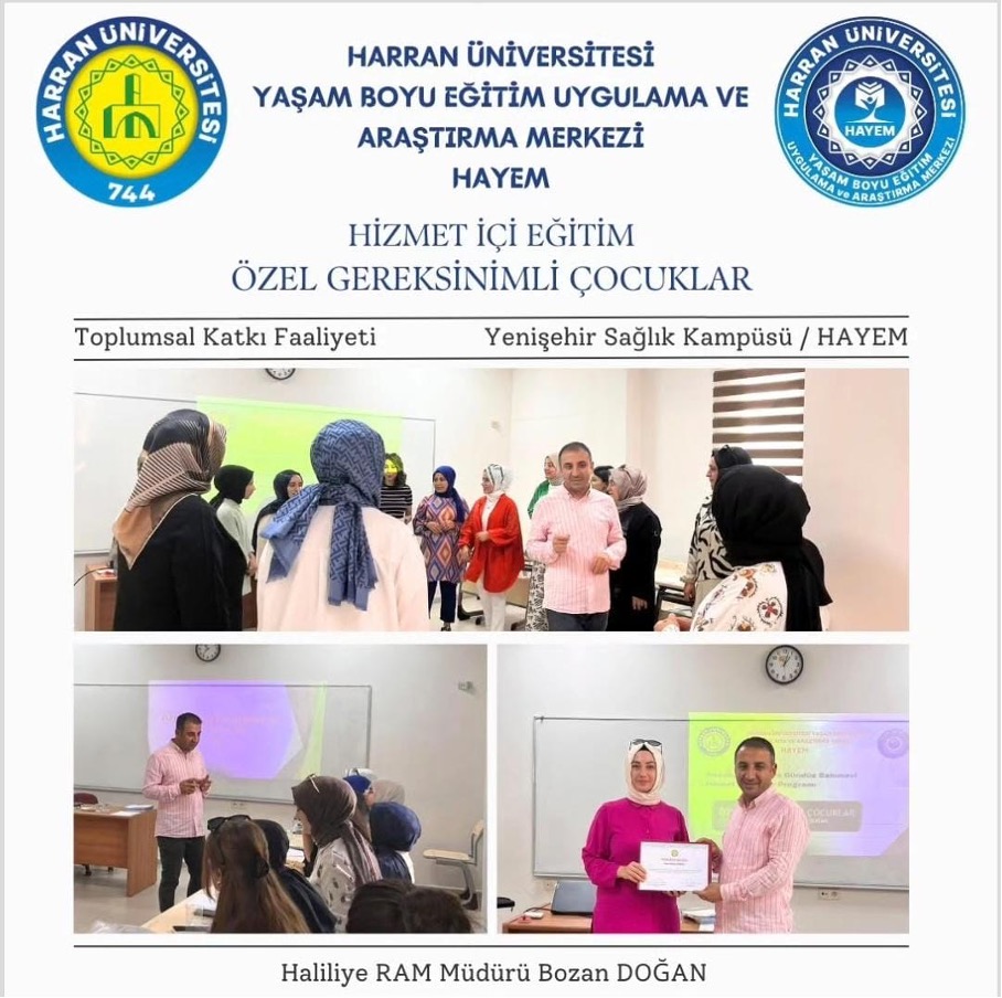 Kreş, Anaokulu ve Gündüz Bakımevi Personellerine Hizmet İçi Eğitim Programı